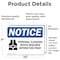 Signmission 7 in Height, 10 in Width, Vinyl Decal, Rectangle OS-2PACK-NS-D-710-L-17187 - alternate 4